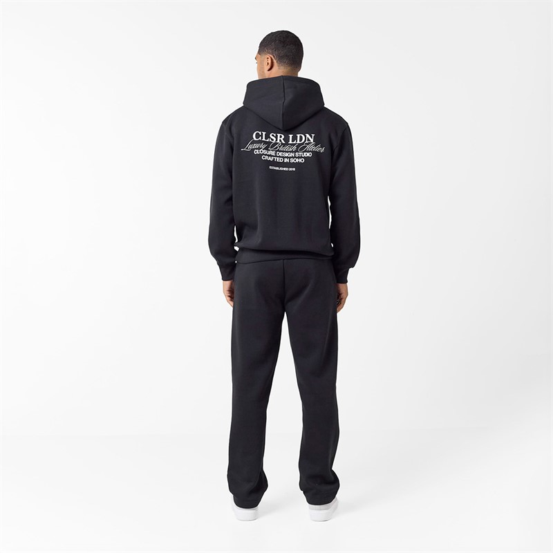 Closure London Mens Crafted Luxury Tracksuit Black