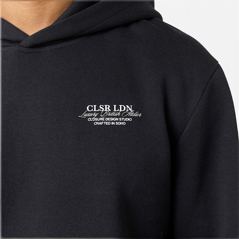 Closure London Mens Crafted Luxury Tracksuit Black