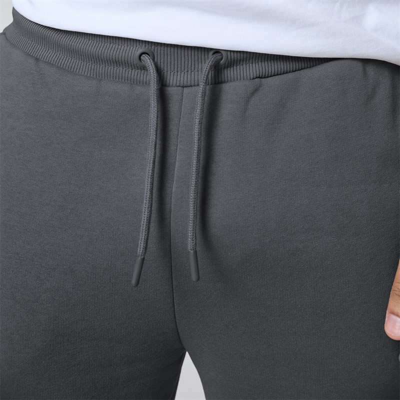 Closure London Mens Relaxed Open Hem Joggers Charcoal