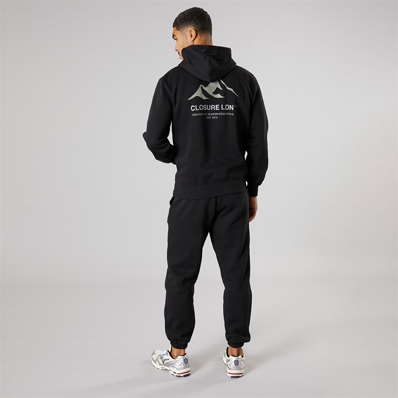 Closure London Herren Berg Silhouette Trainingsanzug Schwarz/Olive