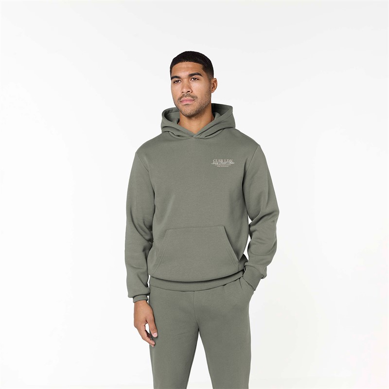 Closure London Mens Crafted Luxury Tracksuit Olive Smoke