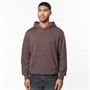 Closure London Mens Relaxed Fit Hoodie Coffee