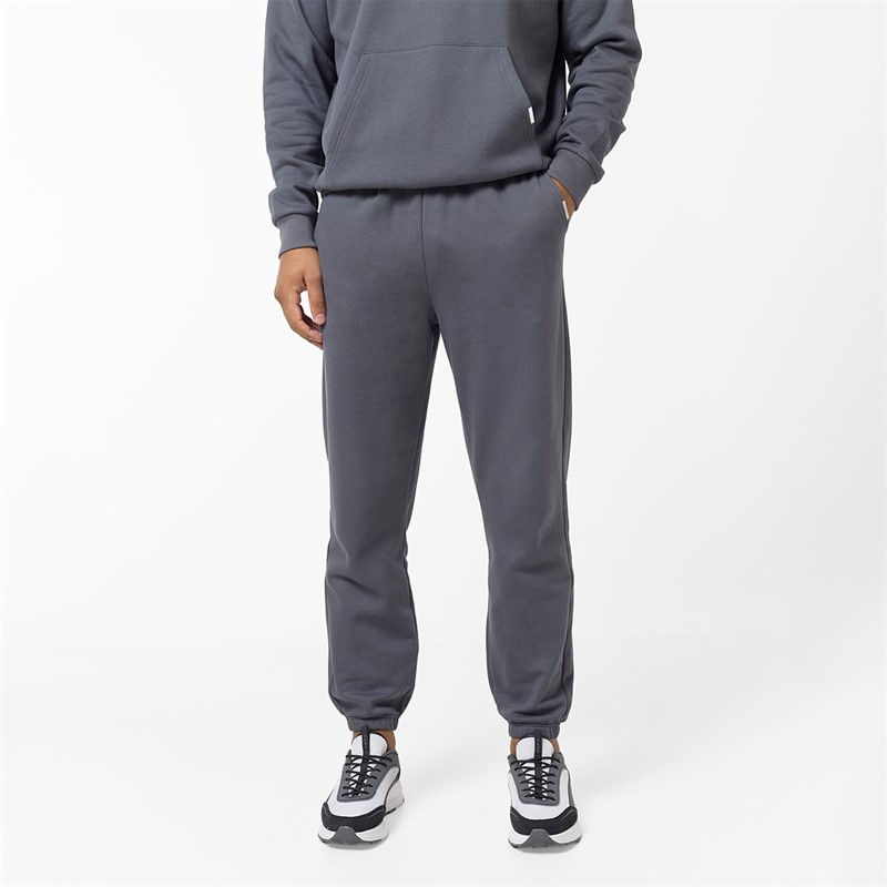 Mens Relaxed Fit Joggers Charcoal - Size M