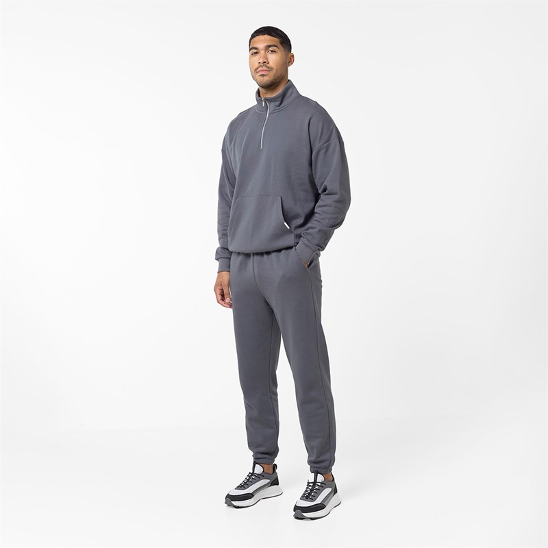 Closure London Herren Jogginghose Bequem Geschnitten Anthrazit