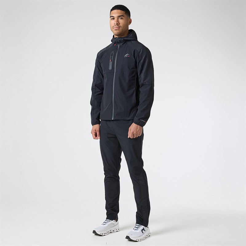 Closure London Mens Tech Performance Tracksuit Black/Red Blk/Red