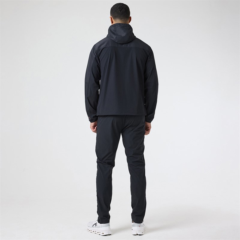 Closure London Mens Tech Performance Tracksuit Black/Red Blk/Red