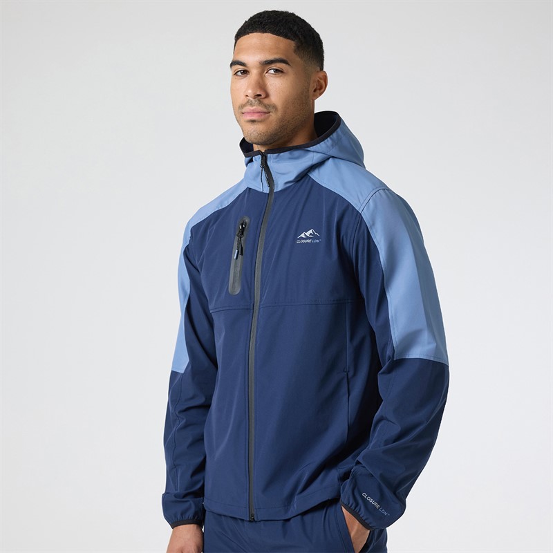 Closure London Mens Tech Performance Tracksuit Navy
