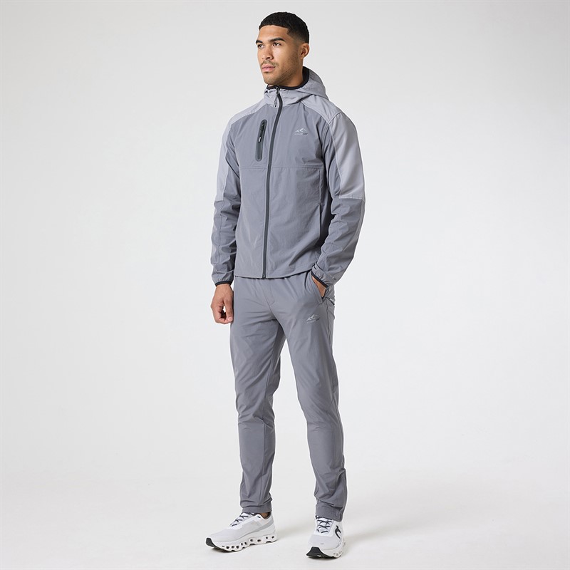 Closure London Mens Tech Performance Tracksuit Ice Grey