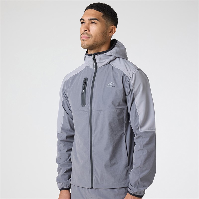 Closure London Mens Tech Performance Tracksuit Ice Grey
