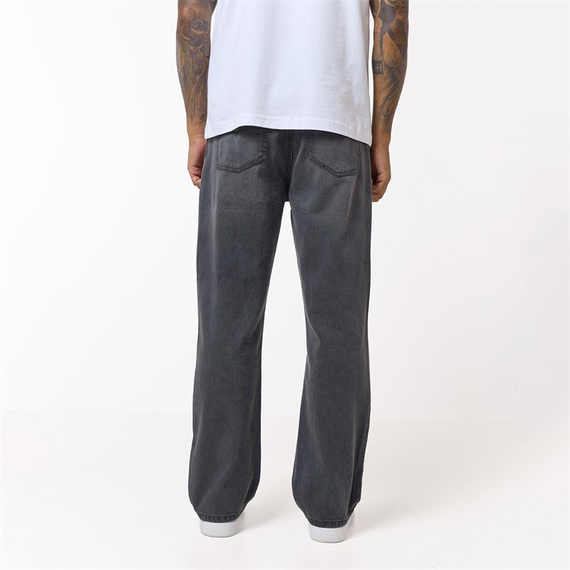Closure London Mens Loose Fit Denim Jeans Grey