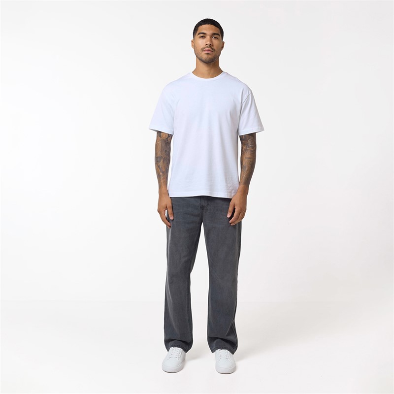 Closure London Mens Loose Fit Denim Jeans Grey