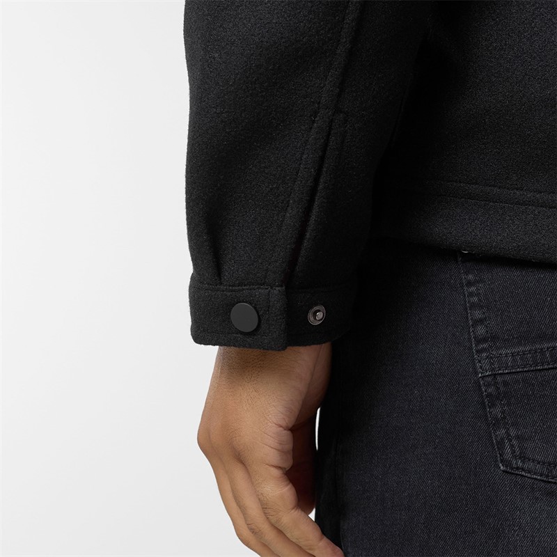 Closure London Mens Overshirt Black