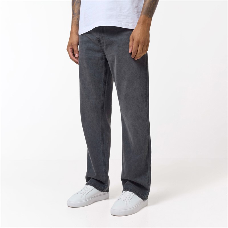 Mens Carpenter Denim Jeans Grey - Size 34/30