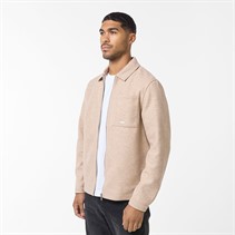 Closure London Mens Wool Overshirt Stone