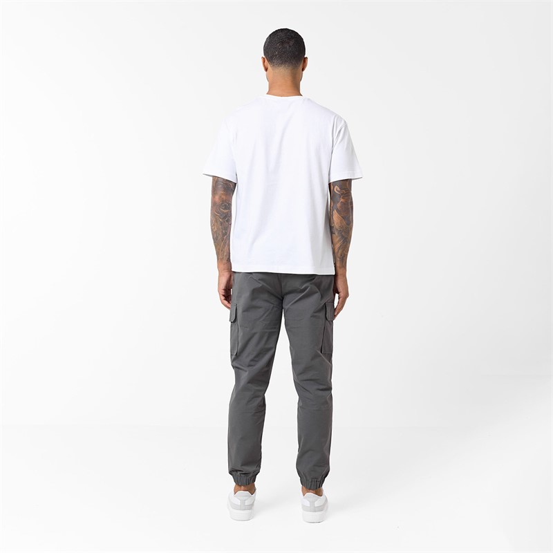 Closure London Mens Utility Cargo Pants Charcoal