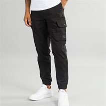 Closure London Mens Utility Cargo Pants Black
