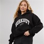 Closure London Womens Workout Hoodie Black