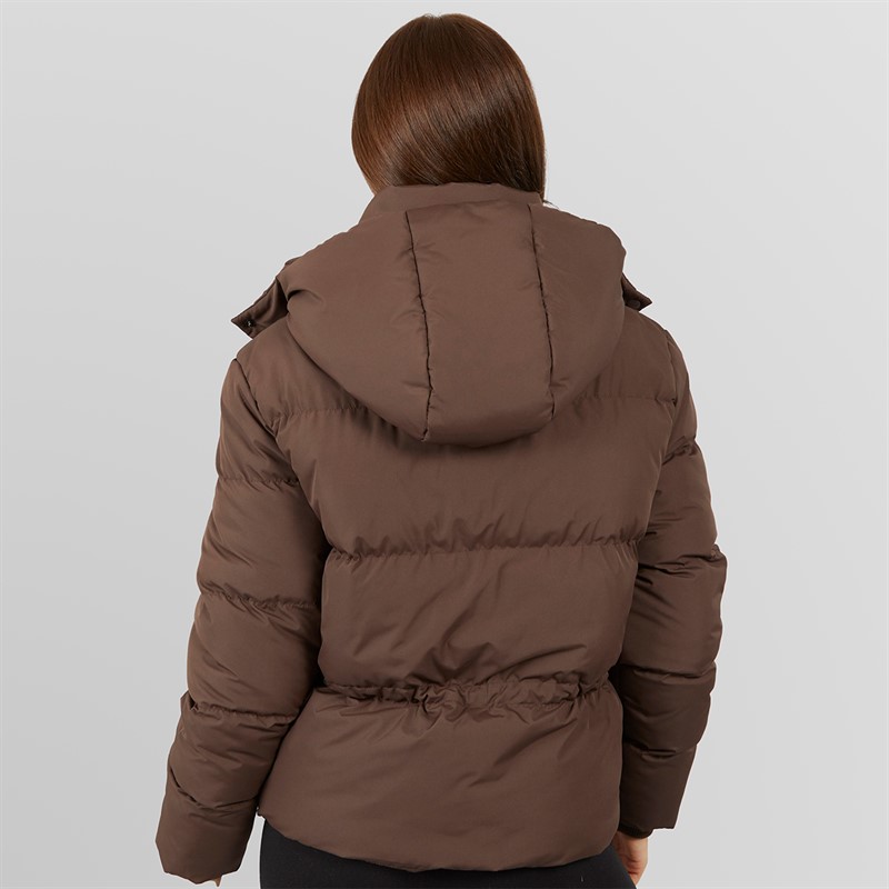 Closure London Damen verstellbarer Bund Puffer Kaffee