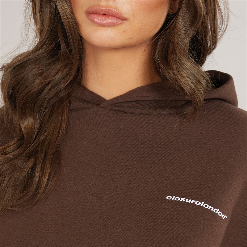 Closure London Womens Core Logo Tracksuit Coffee Bean