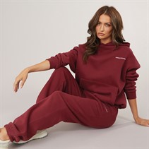 Closure London Womens Core Logo Tracksuit Burgundy