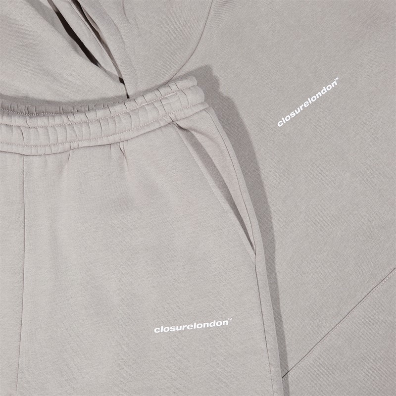 Closure London Womens Core Logo Tracksuit Pebble
