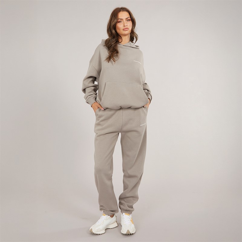 Closure London Womens Core Logo Tracksuit Pebble