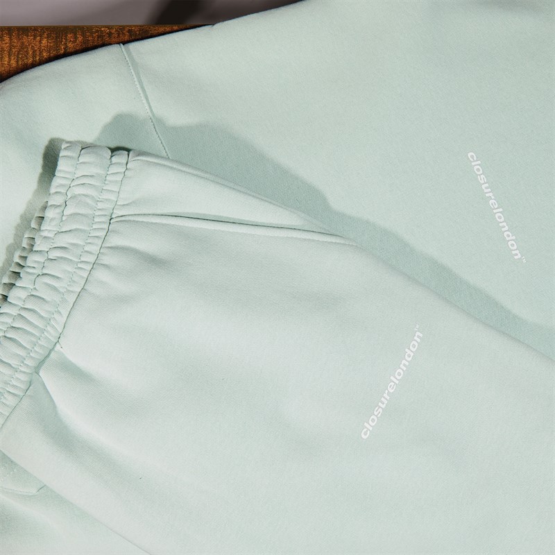 Closure London Womens Core Logo Tracksuit Sage