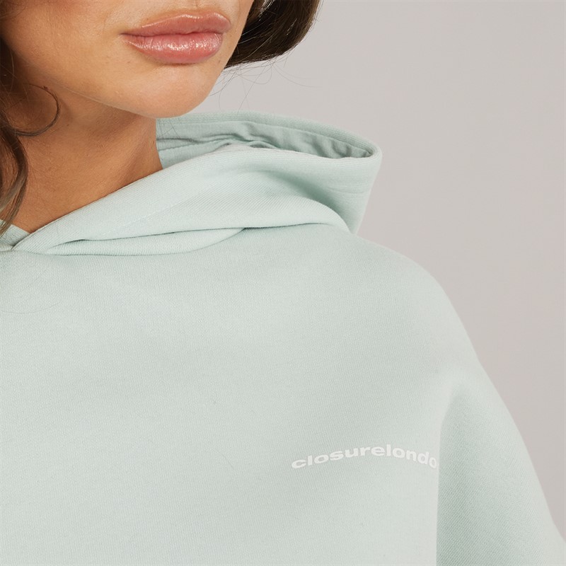 Closure London Womens Core Logo Tracksuit Sage