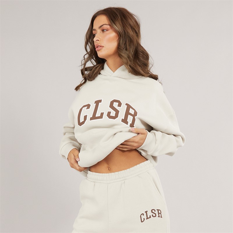 Closure London Womens Varsity CLSR Tracksuit Ecru