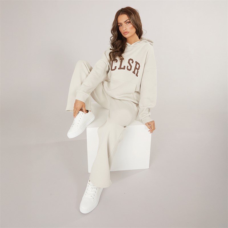Closure London Womens Varsity CLSR Tracksuit Ecru