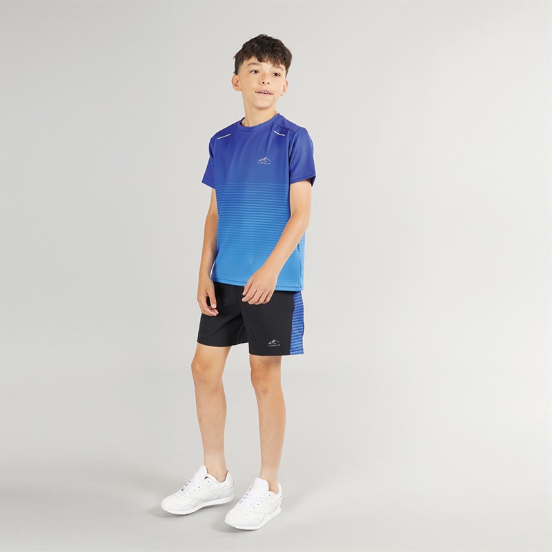 Closure London Boys Gradient Print Co-Ord Set Cobalt/Black