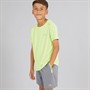 Closure London Boys Training Poly T-Shirt And Shorts Co-Ord Set Bright Match/Mid Grey