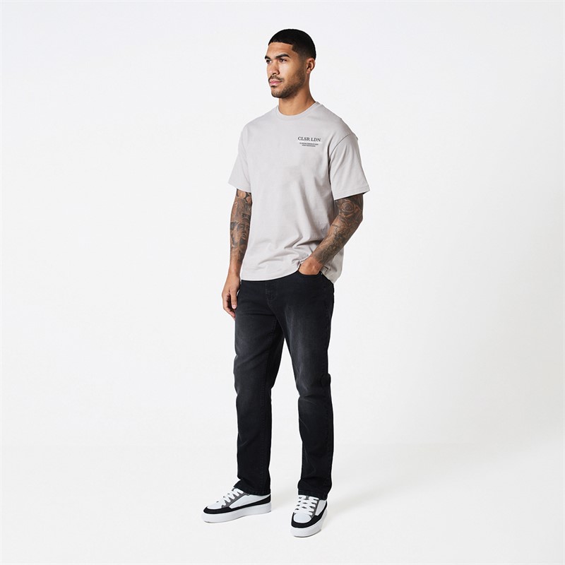 Closure London Mens Crafted Luxury Relaxed T-Shirt Stone