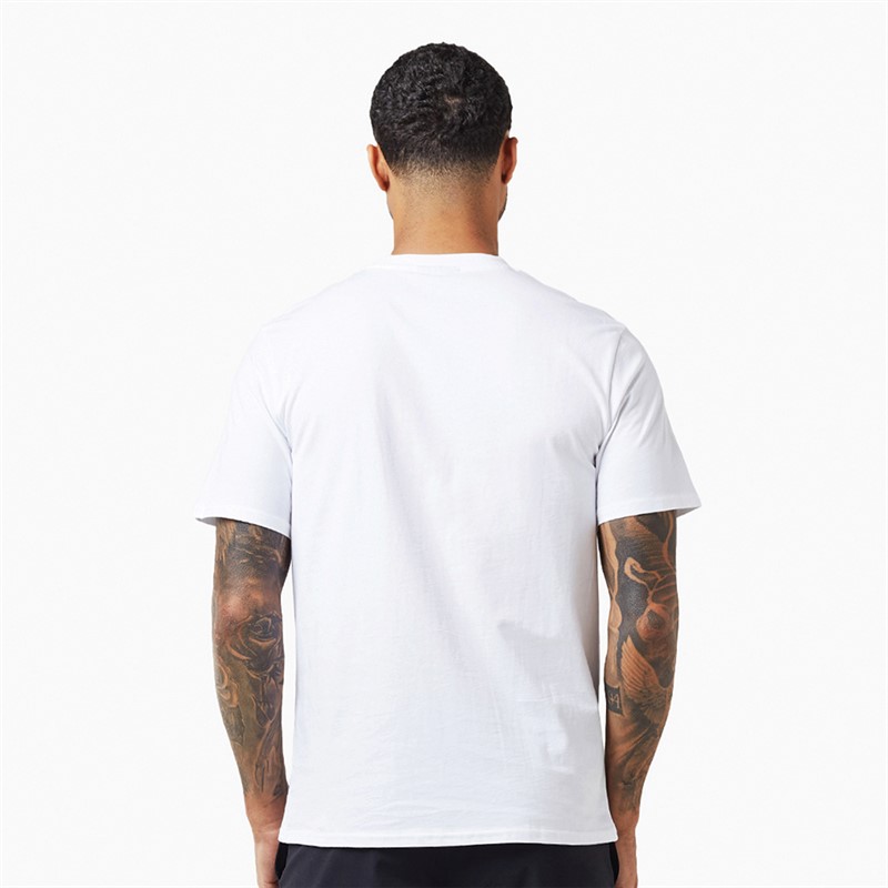 Closure London Mens Graffiti Outline Teddy T-Shirt White