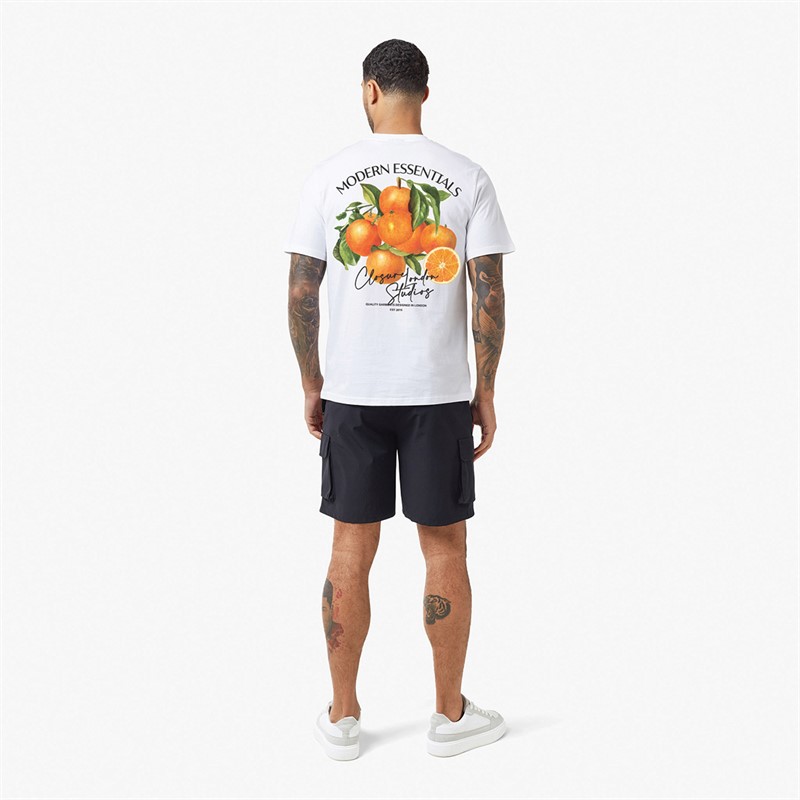 Closure London Mens Summer Fruits T-Shirt White