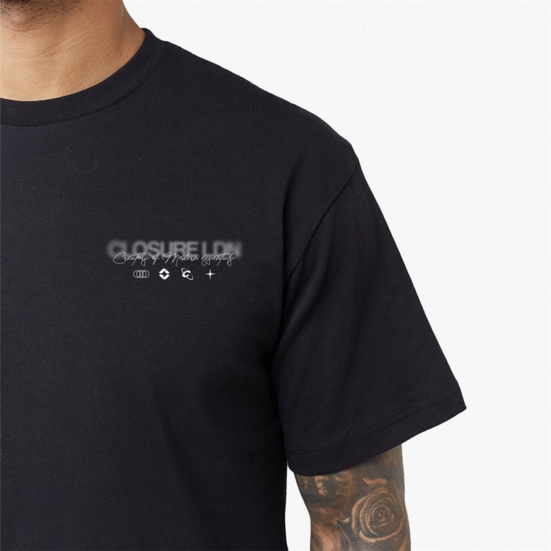 Closure London Mens Blurred City T-Shirt Black