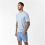 Closure London Mens T-Shirt And Shorts Set Dusty Blue/Blue