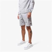 Closure London Mens Crinkle Nylon Shorts Frost Grey