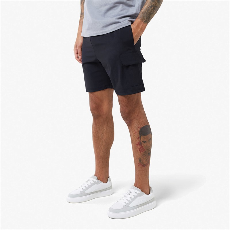 Closure London Mens Contrast Nylon Pocket Twinset Grey/Black