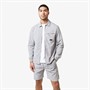 Closure London Mens Crinkle Nylon Tech Overshirt Frost Grey