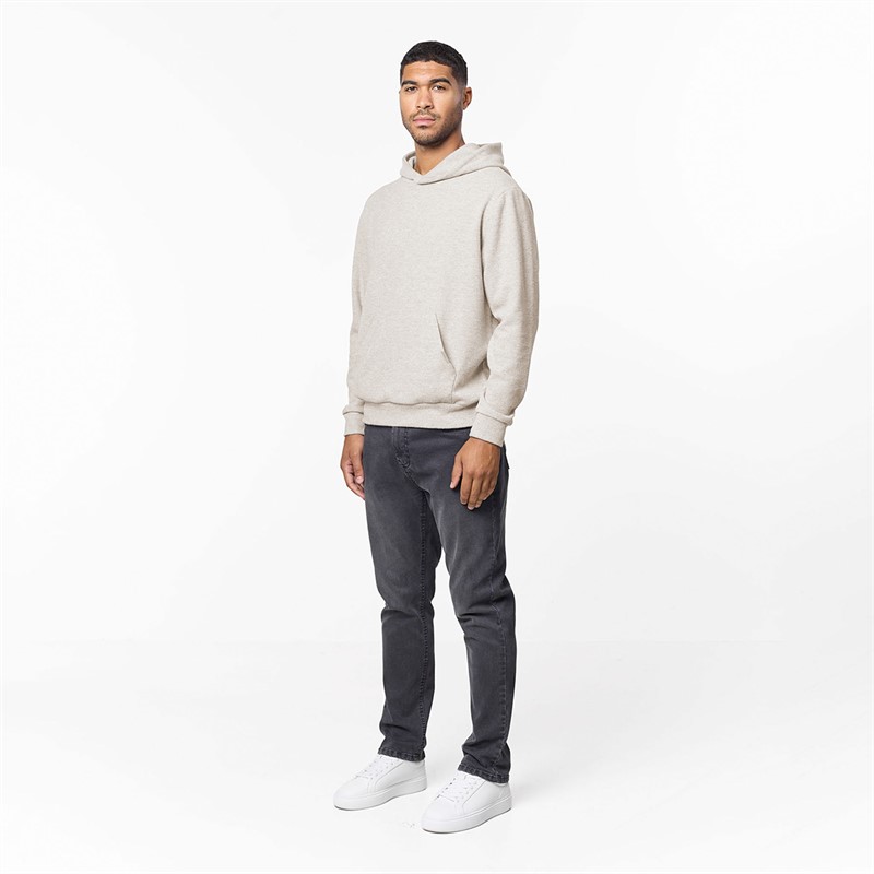 Closure London Mens Soft Knit Hoodie Stone