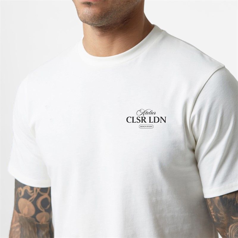 Closure London Mens Atelier Essentials T-Shirt Off White