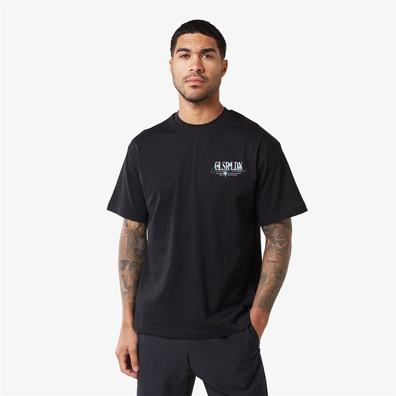 Closure London Mens Vintage Badge Atelier T-Shirt Black