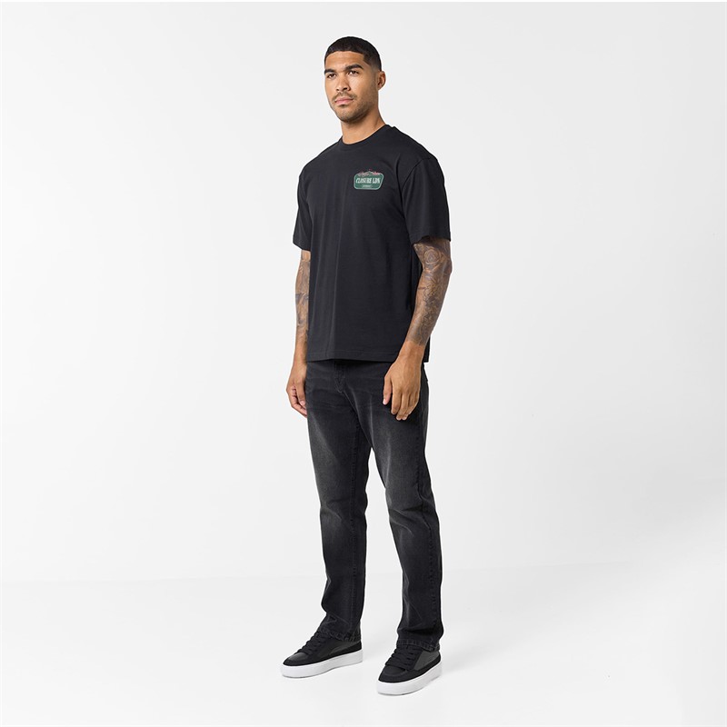 Closure London Mens Vintage Badge Atelier T-Shirt Black