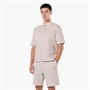 Closure London Mens Waffle Polo Shirt And Shorts Set Stone