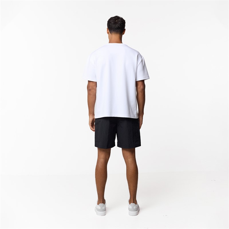Closure London Mens Zip Tech Pocket Shorts Black