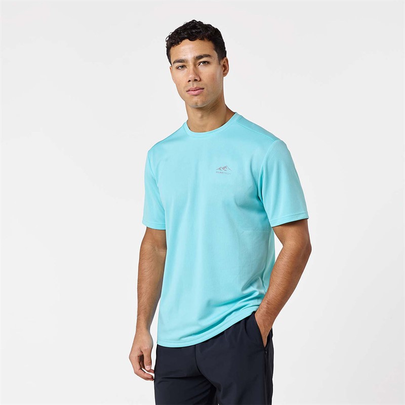 Closure London Mens Core Tech T-Shirt Aqua