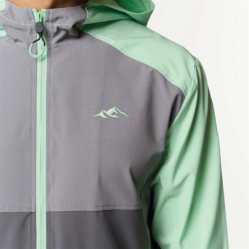 Closure London Mens Tech Tracksuit Charcoal/Neon Mint