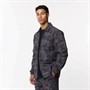 Closure London Mens Ripstop Camo Utility Over-Shirt Black Camo