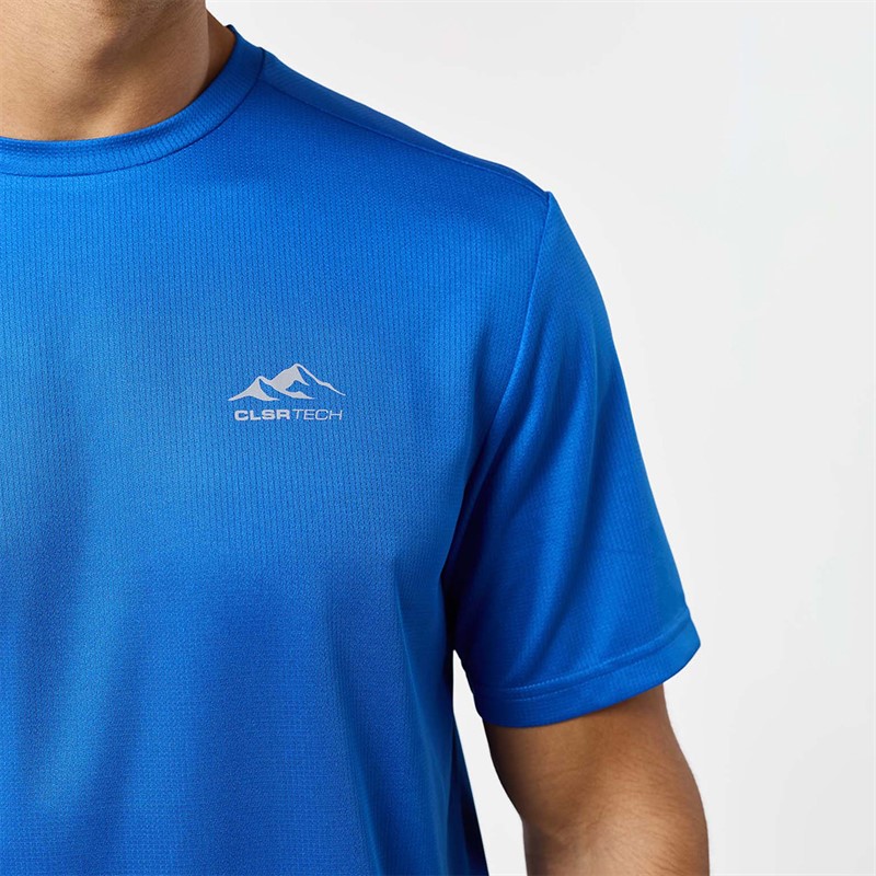 Closure London Mens Core Tech T-Shirt Cobalt
